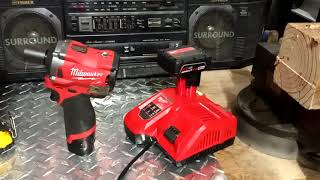 Unboxing my new Milwaukee fuel stubby impact wrench.