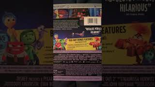 Inside Out 2 Blu-ray DVD Combo Unboxing #disney #pixar #insideout2 #bluray #dvd #unboxing #shorts