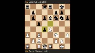 Mateusz Bartel vs Denis Lazavik-Grand Swiss 2023, Round 2