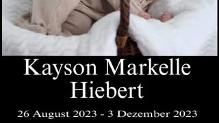 Graveside Service of Kayson Markelle Hiebert