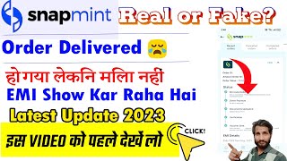 Kya Snapmint App Se Order Karna Chaiye | Snapmint Real or Fake ? | Best Loan App 2023