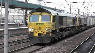 66550 +66501 On A Liner At Doncaster 29 1 19