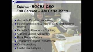 Sullivan BOCES: Management Services Overview