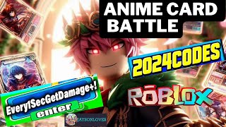 What HAPPENS When You Redeem These INSANE New Codes?!Anime card battle