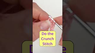 CRUNCH STITCH Dishcloth - FREE PATTERN - #shorts #crochet #diy