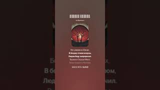 Песня "Чёрное Солнце"(мужской вокал)