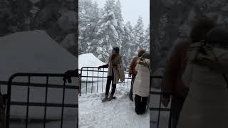 uludag mountain bursa Turkiye 🇹🇷/snow fall/cable car 🥶😶‍🌫 #shortvideo #trending