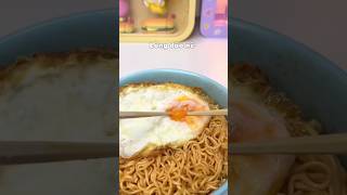 Mì trộn trứng lòng đào #mukbang #food #tasty #cooking #nauan #ancungtiktok