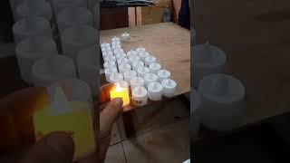 cara sablon souvenir lilin(lilin palsu)