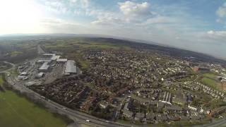 DJI Phantom Over town