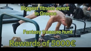 Biggest fitness event in Athens, prizes 5000€: Fantasy treasure hunt. Book tickets fast.