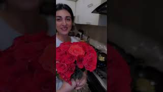 falak shabbir gave flowers to wife sarah khan #shorts #sarahkhan