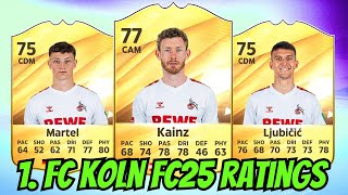 ‘1. FC KÖLN’ EAFC 25 RATINGS ft.Kainz, Ljubičić, Martel & More! (FIFA 25 Ratings)