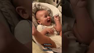 my baby's reaction to mommy #happybaby #filambaby #cutebaby #shorts #happymoment #babyreaction