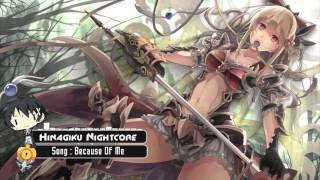 Nightcore - Because Of Me