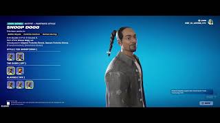 ICON SERIES - OUTFIT - FORTNITE STYLE - SNOOP DOGG - FORTNITE SHOP ITEMS SHOWCASE