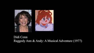 Raggedy Ann & Andy Voice Comparison - part 1: Raggedy Ann