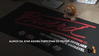 Alunos da APAE agora participam do Proerd