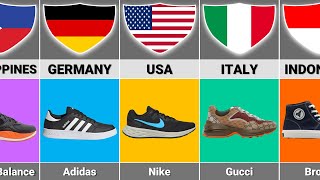 List Shoes Brands From Different Countries