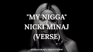 Nicki Minaj - My N*gga (Verse)