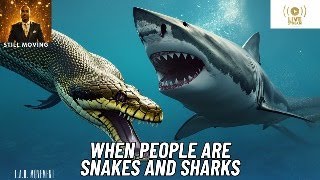 When People Are Snakes And Sharks