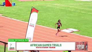 Watch Millicent Ndoro destroy the field in women's 200m SF | African Games Trials