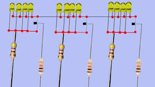 12pcs LED electronic circuit