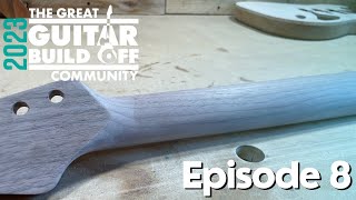 Stratocaster Build Ep 8 : Neck Carving #ggbo2023