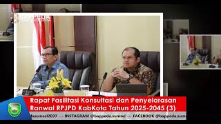 Rapat Fasilitasi Konsultasi dan Penyelarasan Ranwal RPJPD Kab/Kota Tahun 2025-2045 (3)