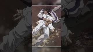 Pickle vs Hanayama 😈🦖🦏 #shorts #anime #baki