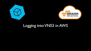 Logging into VNS3 in AWS