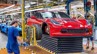 Inside US Best Mega Factory Producing Powerful Corvette - Production Line