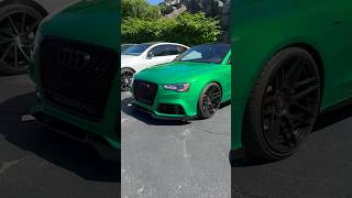 #audi #s3 #s5 #rs #german #wrapped #modified #carshow #rs7 #rs5 #r8 #shorts #racing #green #fun