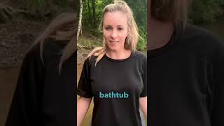 This is the SOUTH and we take baths in the lake! If you don’t like that, go back to Canada!