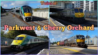 Trains at: Parkwest & Cherry Orchard  - 26/9/2022