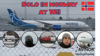 Plane Spotting in Deep Snow | Oslo Gardemoen