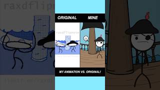 My animation Vs Original! (Orig: @raxdflipnote )