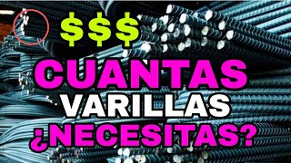 cómo sacar cuántas varillas necesitas