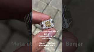 Cincin perak berlian