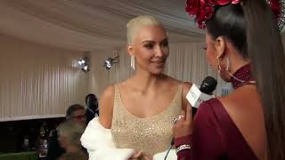 Kim Kardashian and Pete Davidson Interview  | Met Gala 2022 #kimkardashian #metgala2022