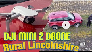 DJI MINI 2 DRONE. RURAL LINCOLNSHIRE.