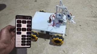 esp32 Mecanum Wheels Robot and Robotic Arm