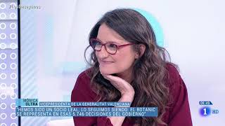 Mónica Oltra: "Compromís no recibe órdenes ni de Madrid ni de Barcelona"