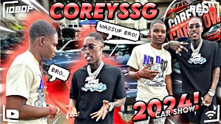 COREYSSG CAR SHOW 2024 MUST WATCH!! #topoftheline #viral #vlog #car #coreyssg