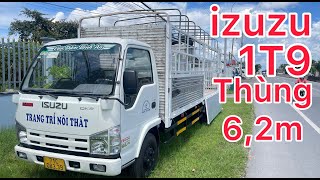 Xe Tải Izuzu 1T9 Thùng Mui Bạt Dài 6m2 Đời 2019 | Xe Zin Đẹp Long Lanh