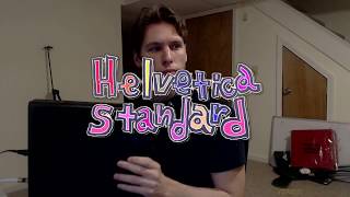 Helvetica standard but it's Jerma