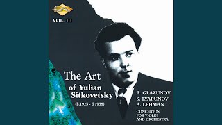 Violin Concerto in D Minor, Op. 61: III. Tempo I