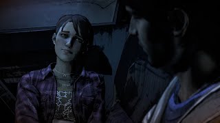 Kate tries to say goodbye to Javier-The Walking Dead Season 3