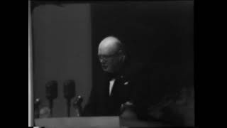 Sir Winston Churchill Speaking at MIT