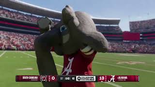 College Football 25 Alabama vs South Carolina 2024 Gameplay Xbox Series X